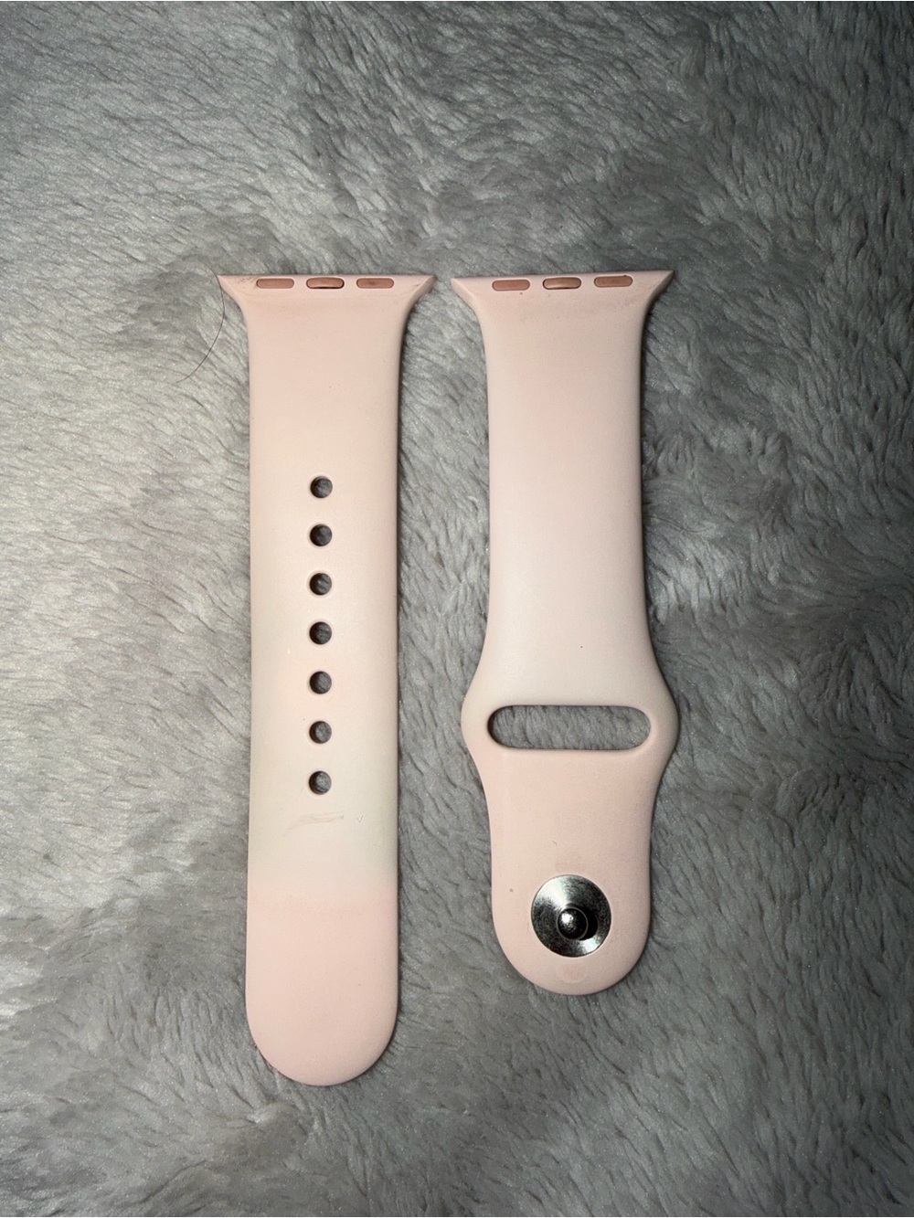 Apple Silicone Sport Band - Pale Pink